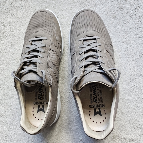 Mephisto Runoff Air-Jet System leather shoes sneakers Men's size 10.5 lace up - Picture 11 of 14